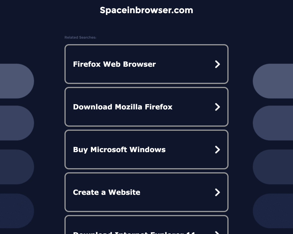 website showing spam advertisement